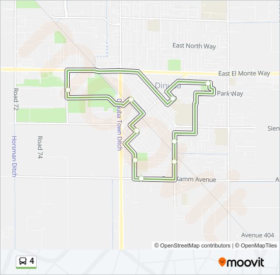 4 bus Line Map