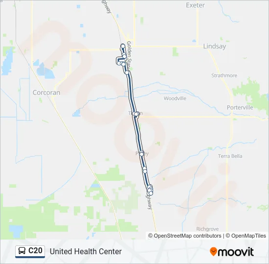 C20 Bus Line Map
