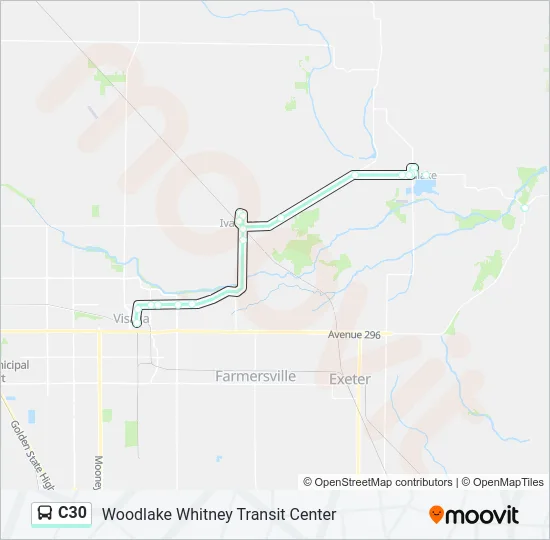 C30 Bus Line Map