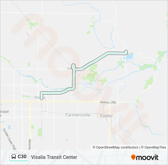 C30 Bus Line Map