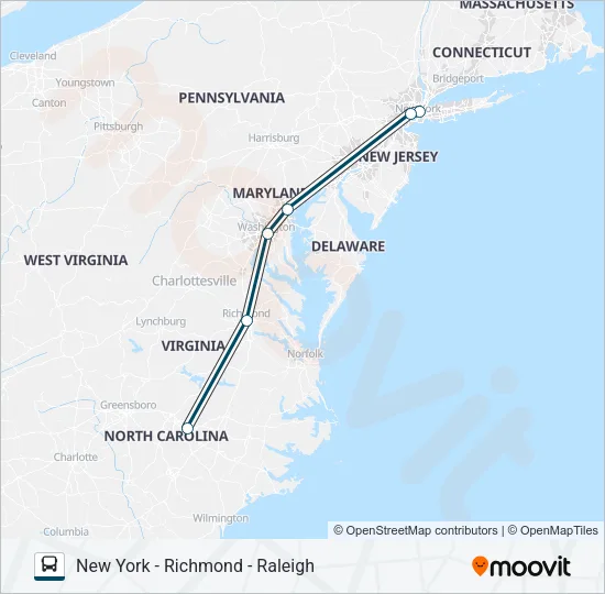 GREYHOUND US0700 Bus Line Map