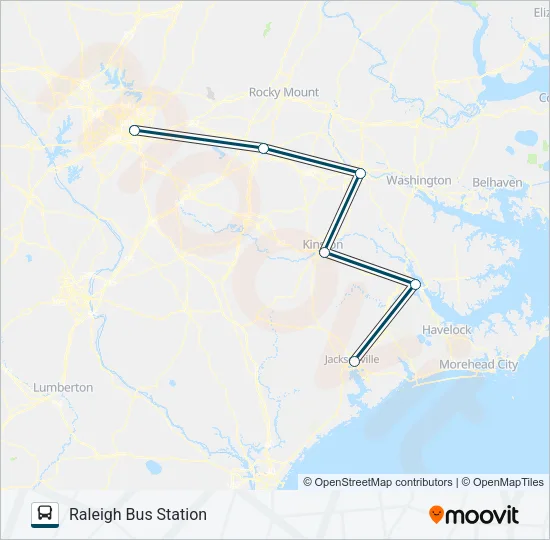 GREYHOUND US0652S Bus Line Map