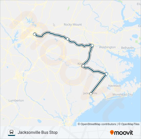 GREYHOUND US0652S Bus Line Map