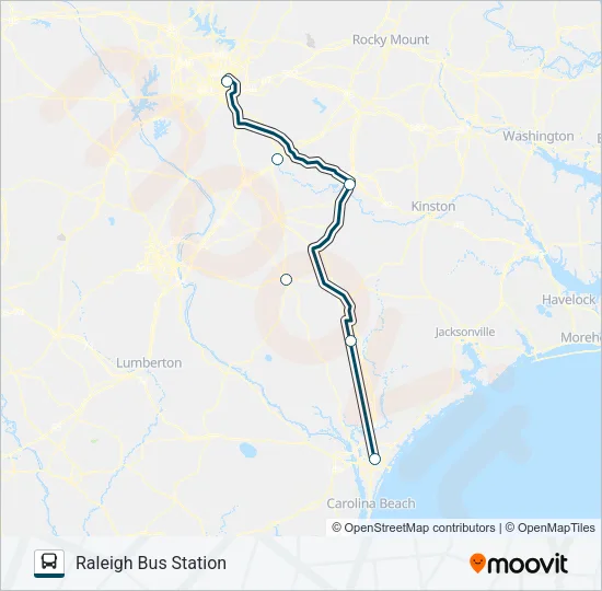 GREYHOUND US0656S Bus Line Map