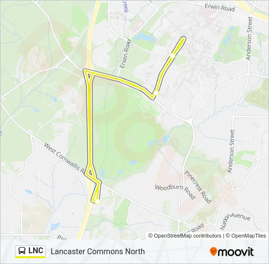 LNC Bus Line Map