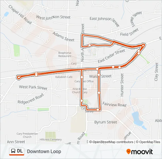 DL Bus Line Map