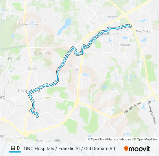 D Bus Line Map