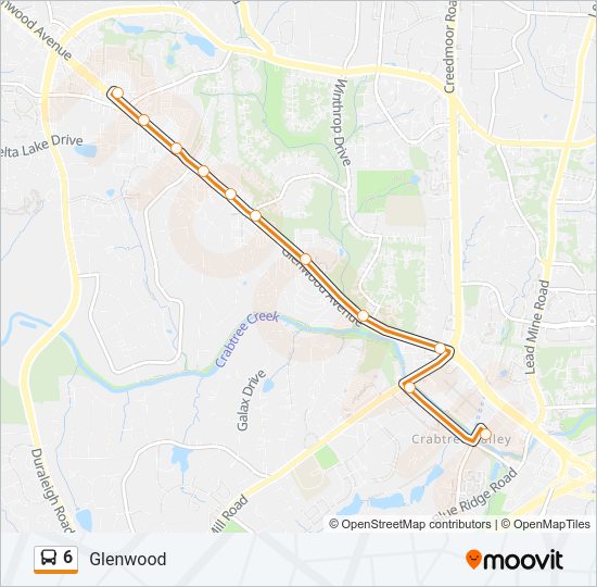 6 Bus Line Map