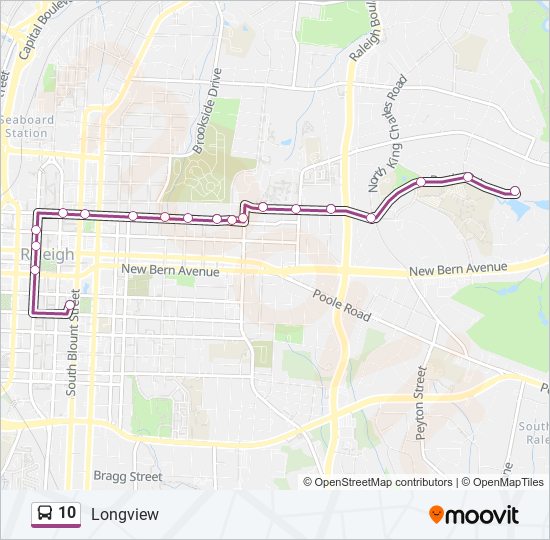 10 Route: Schedules, Stops & Maps - Chatham Ln at Bertie Dr‎→Goraleigh  Station (Updated)