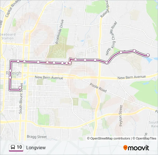 10 Bus Line Map