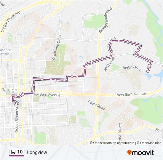 10 Bus Line Map