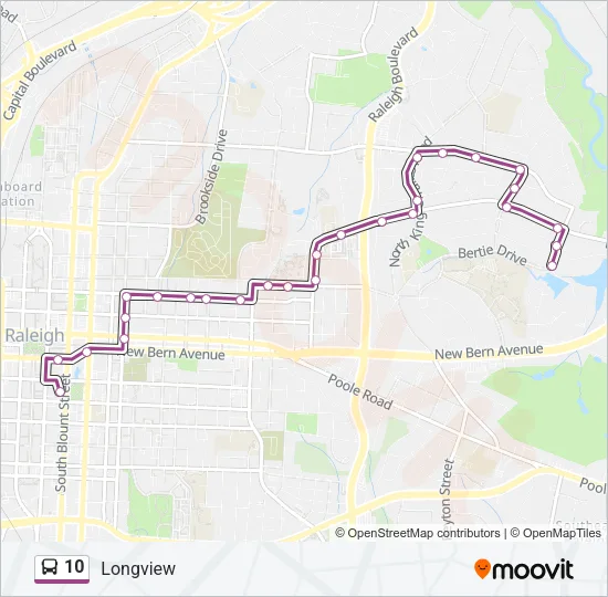 10 Bus Line Map