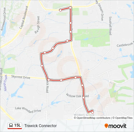 15L Bus Line Map