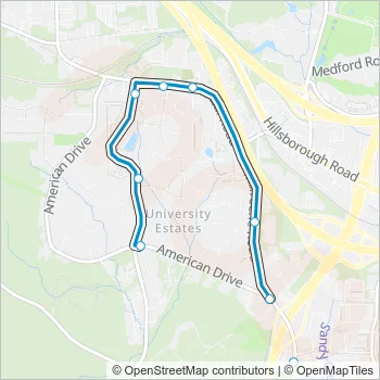 11B Bus Line Map