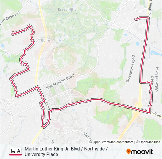 A Bus Line Map