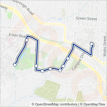 CSF Bus Line Map