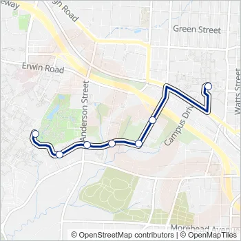 CSF Bus Line Map