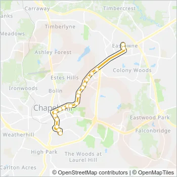 CL Bus Line Map