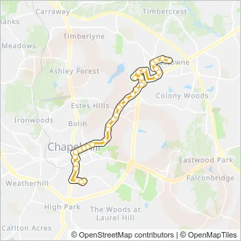 CL Bus Line Map