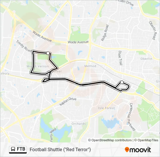 FTB Bus Line Map