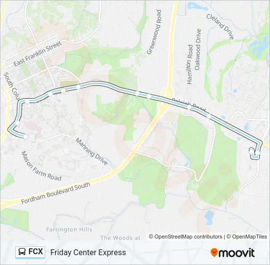 FCX Bus Line Map