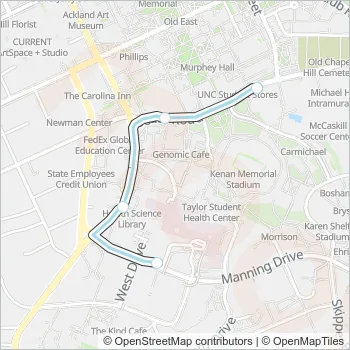 FCX Bus Line Map