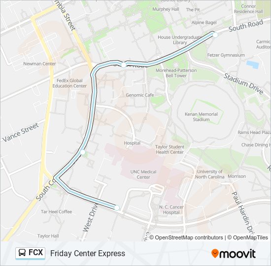 FCX bus Line Map