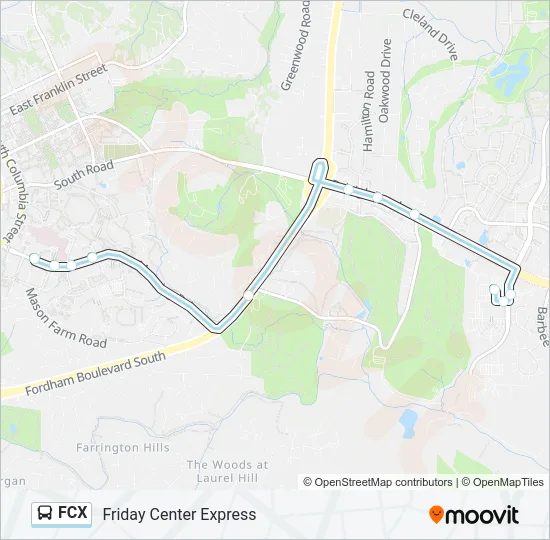 FCX Bus Line Map