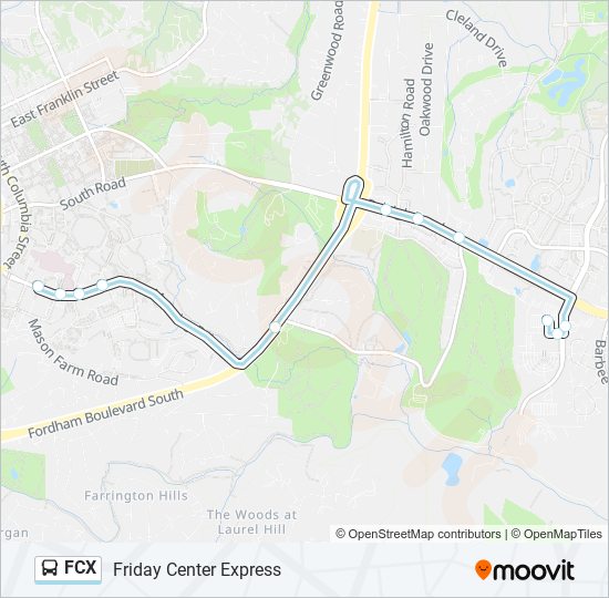 FCX bus Line Map