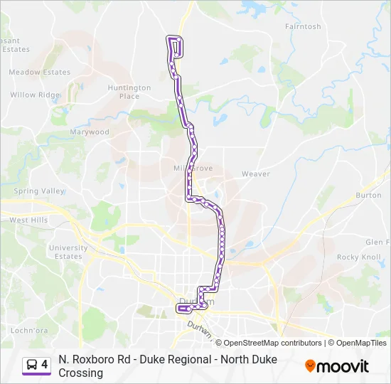 4 Bus Line Map