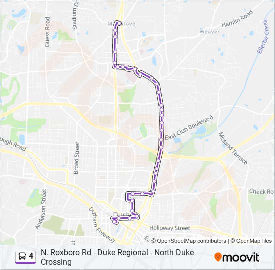 4 bus Line Map