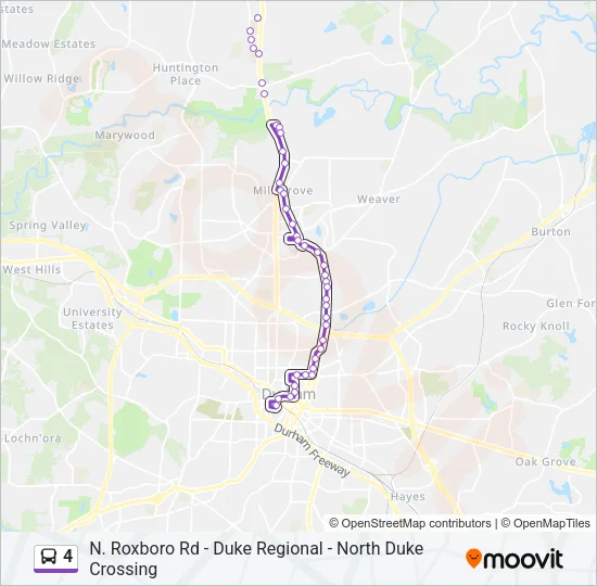 4 Bus Line Map