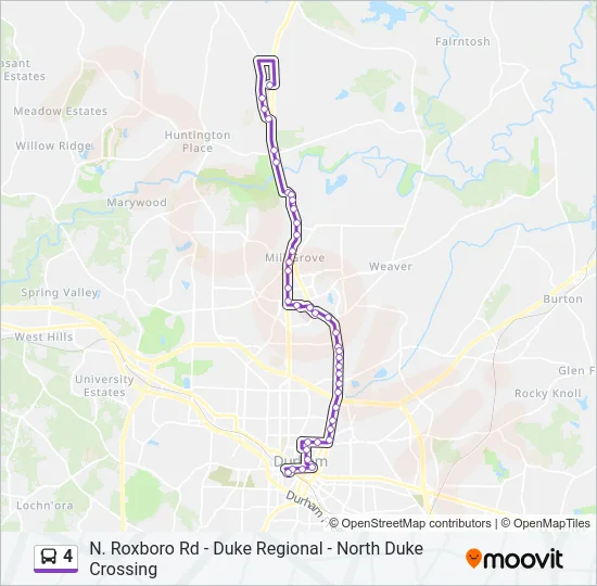 4 Bus Line Map