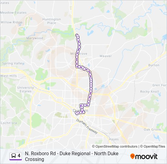4 Bus Line Map