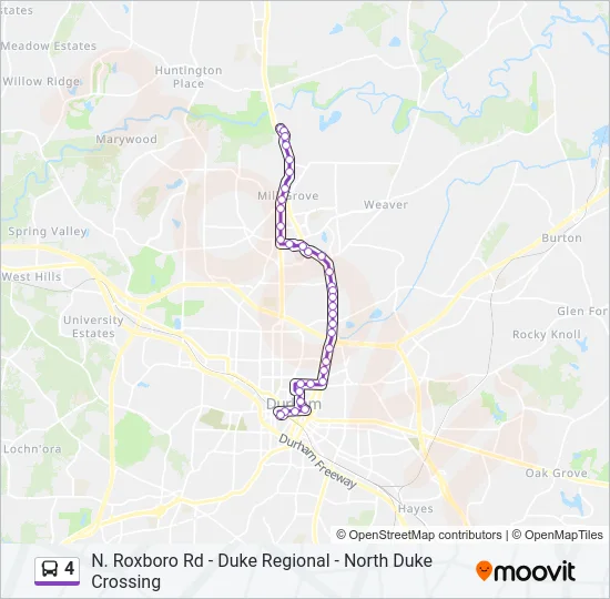 4 Bus Line Map