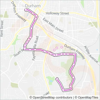 8 Bus Line Map