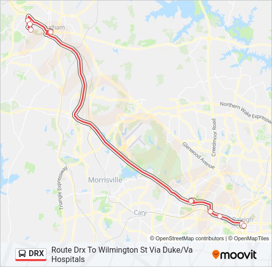 DRX Bus Line Map