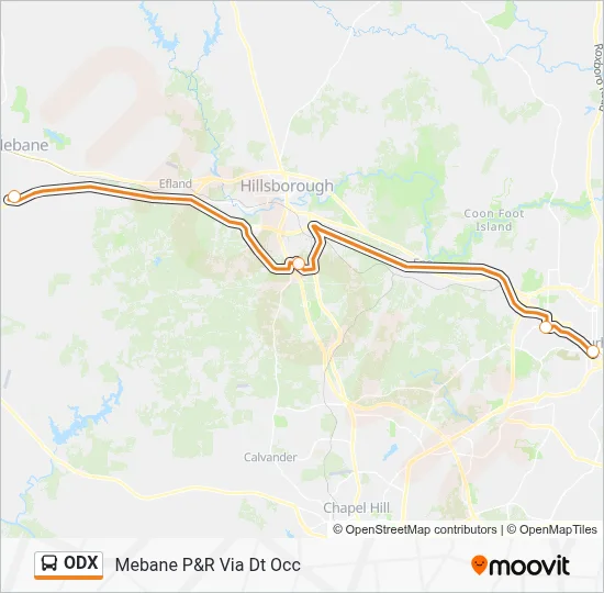 ODX Bus Line Map