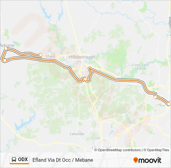 ODX Bus Line Map