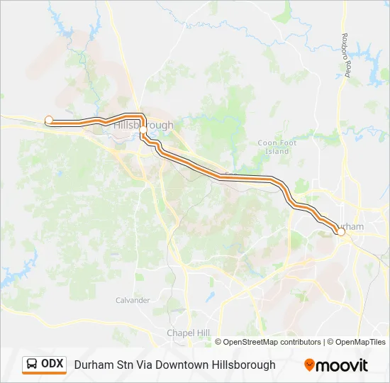 ODX Bus Line Map