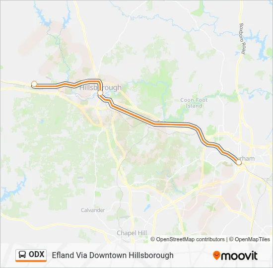 ODX Bus Line Map