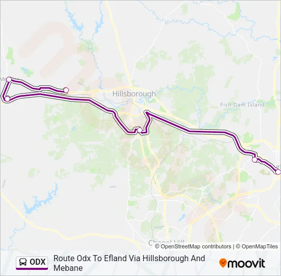 ODX Bus Line Map