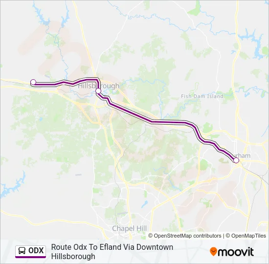 ODX Bus Line Map