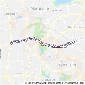 4 Bus Line Map