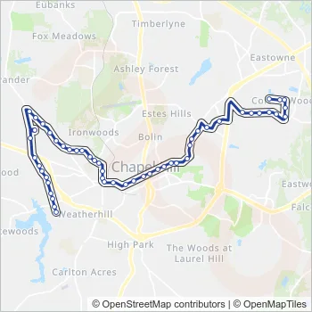 F Bus Line Map
