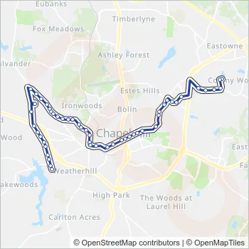 F Bus Line Map