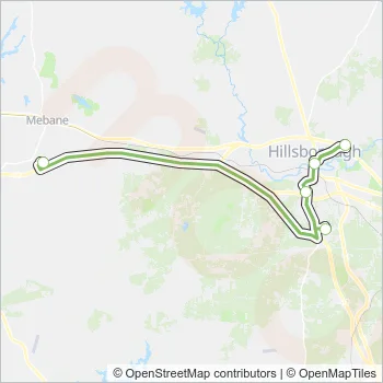 OA Bus Line Map
