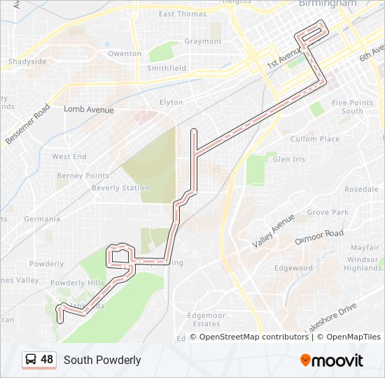 Bus 48 Route Map 48 Route: Schedules, Stops & Maps - Central Station‎→Electra & Goldenpines  (Updated)