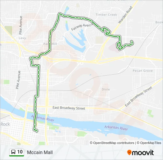 10 Bus Line Map