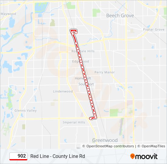 902 Route: Schedules, Stops & Maps - County Line Rd (Updated)